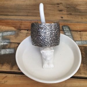 Sarah Coventry Silver Cuff Bracelet